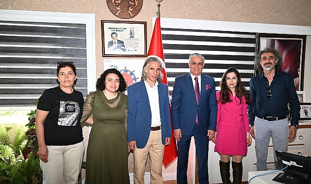 Göynük Ortaokul Müdüründen Başkan Topaloğlu’na ziyaret